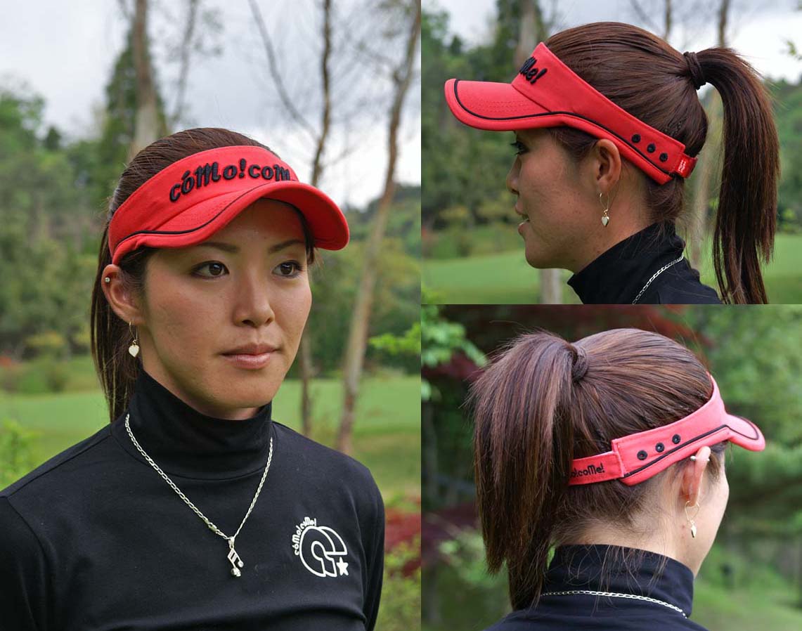 ゴルフ女子におすすめのヘアアレンジ サンバイザーと帽子のかぶり方 ゴルフ100切りのための10のポイント