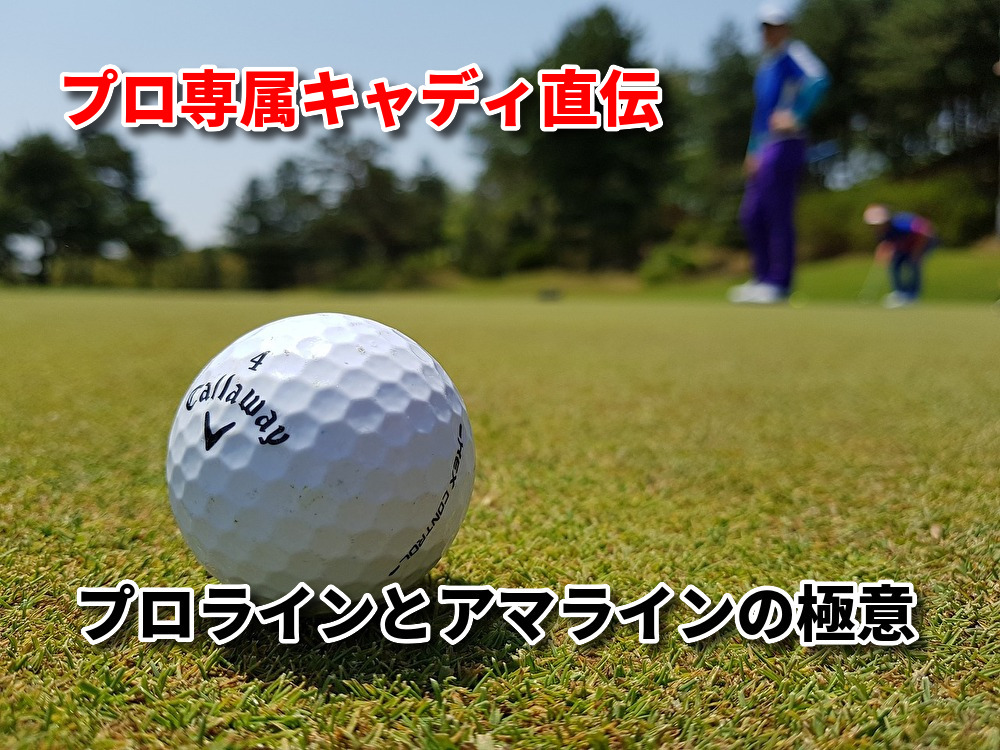 松山英樹プロ専属キャディが教える プロライン と アマライン の極意 ゴルフ100切りのための10のポイント